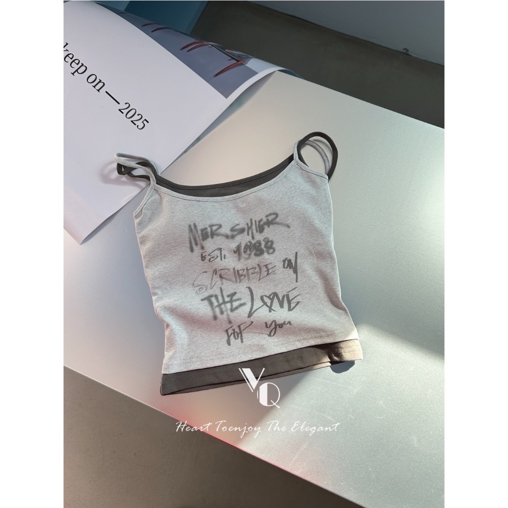 假兩件吊帶（有胸墊）-細節圖2