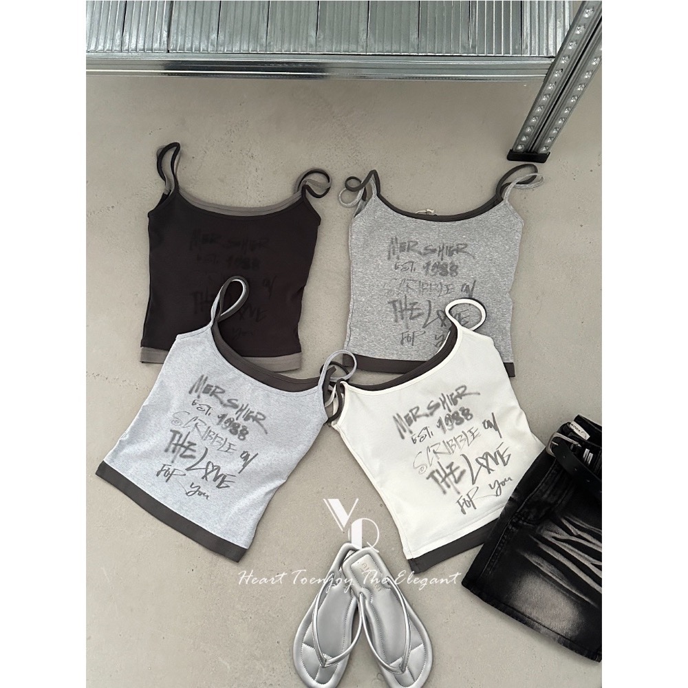 假兩件吊帶（有胸墊）-細節圖3