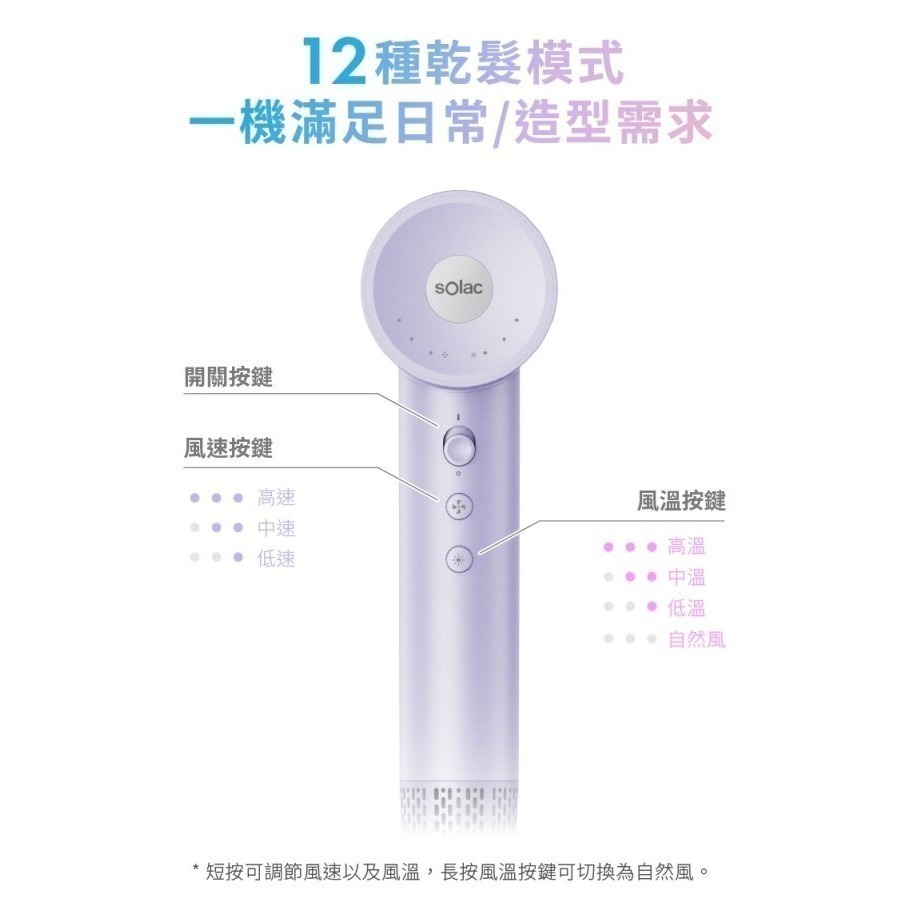 SOLAC sOlac SD-860 高速智能溫控專業吹風機-細節圖6
