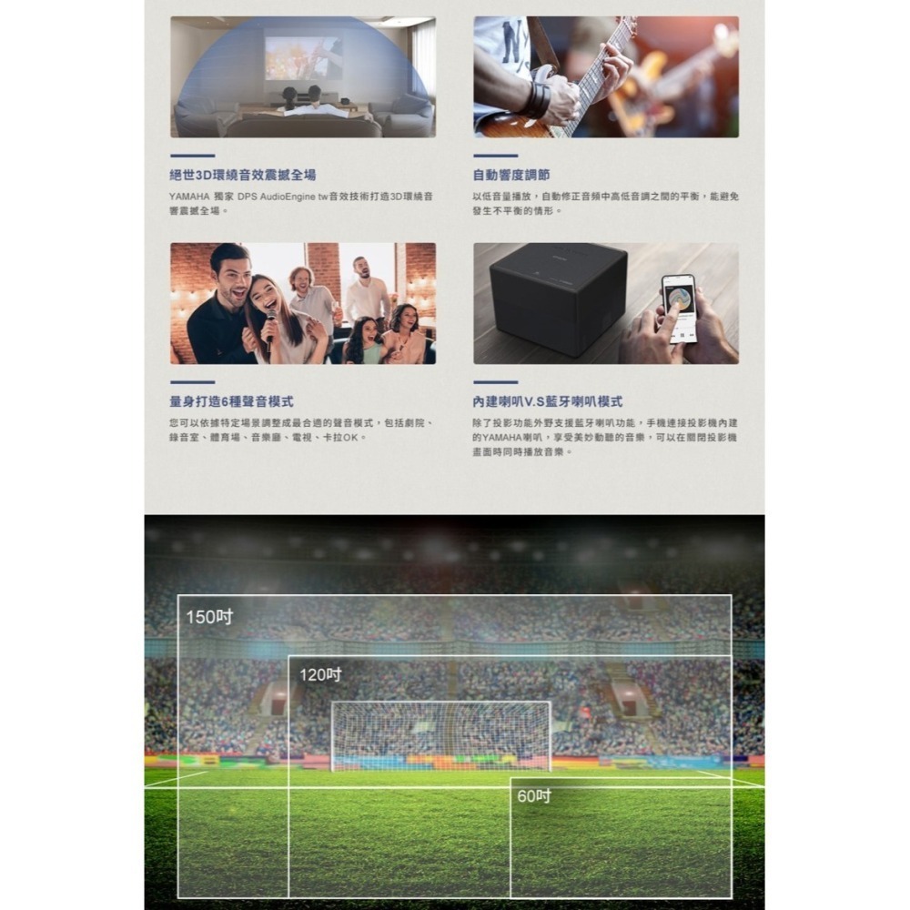 【贈收納包】EPSON 自由視移動光屏 3LCD雷射便攜投影機 EF-12 支援藍芽-細節圖7