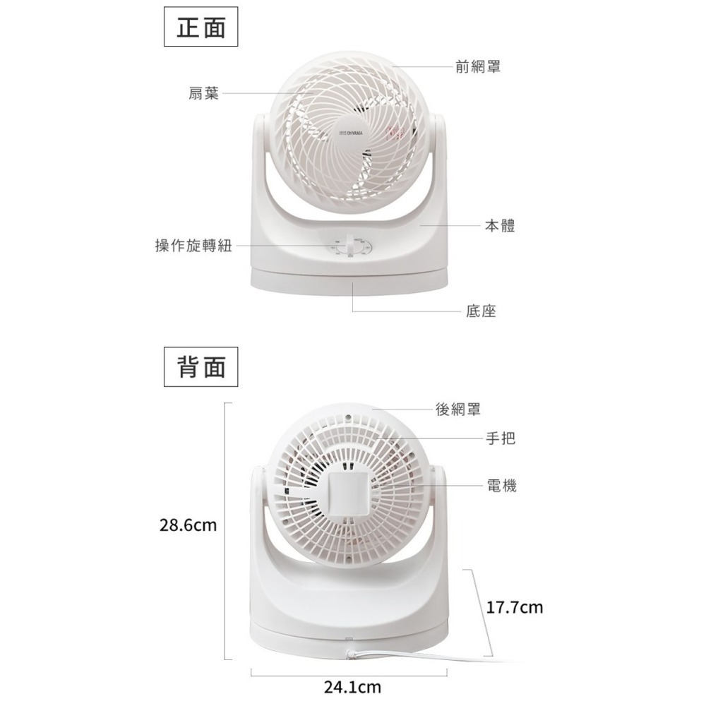 IRIS OHYAMA PCF-MKM15 空氣循環扇 4坪-細節圖8