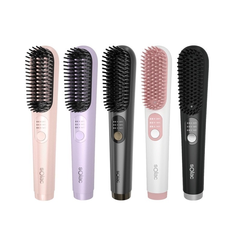 SOLAC solac SGT-218 負離子無線直髮梳 負離子 防燙 無線 公司貨-細節圖2