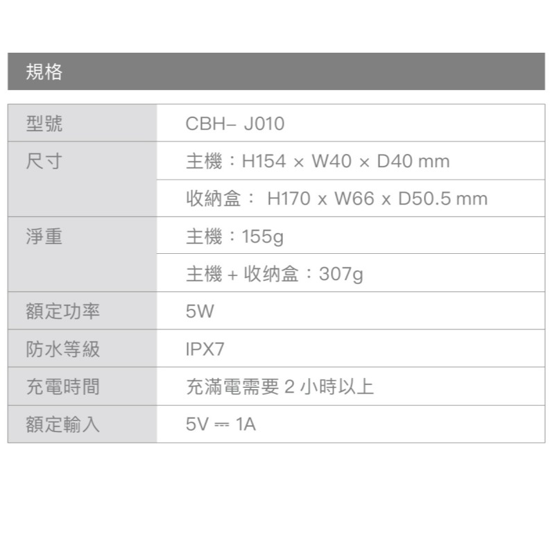 ±0 正負零 CBH-J010 便攜沖牙機 附收納盒 智慧計時 PX7級防水 公司貨-細節圖9