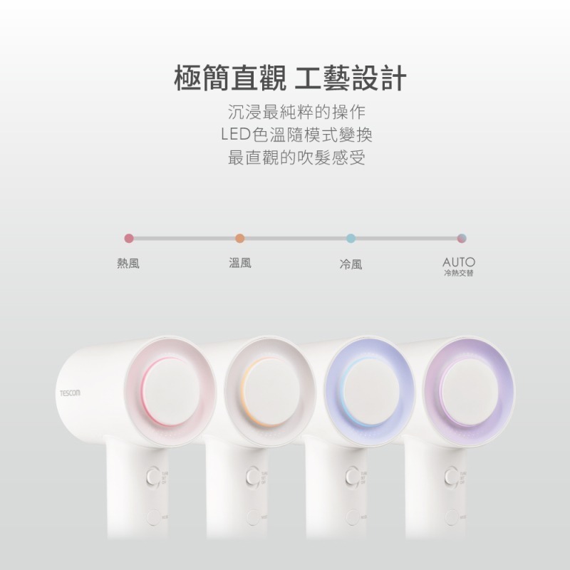 TESCOM TD760TW 專業負離子吹風機 BLDC馬達 千萬級高濃度負離子 公司貨-細節圖4