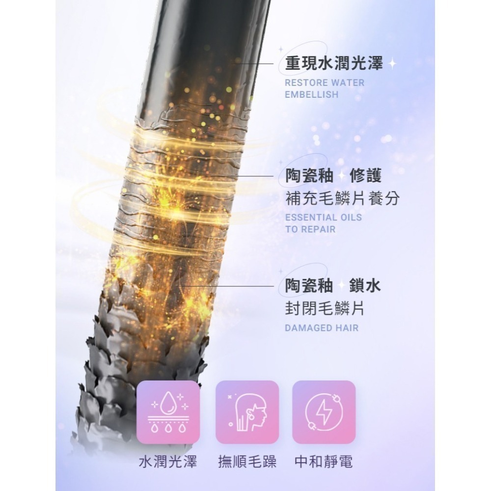 DREAM TREND 凱夢 DT-901 雙向負離子水光離子夾 直髮器【贈專屬收納袋】-細節圖6