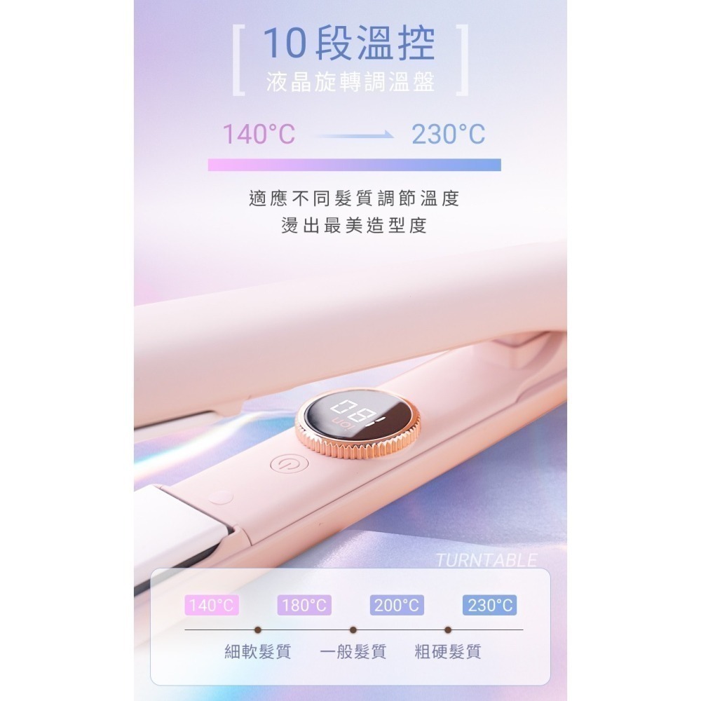 DREAM TREND 凱夢 DT-901 雙向負離子水光離子夾 直髮器【贈專屬收納袋】-細節圖7