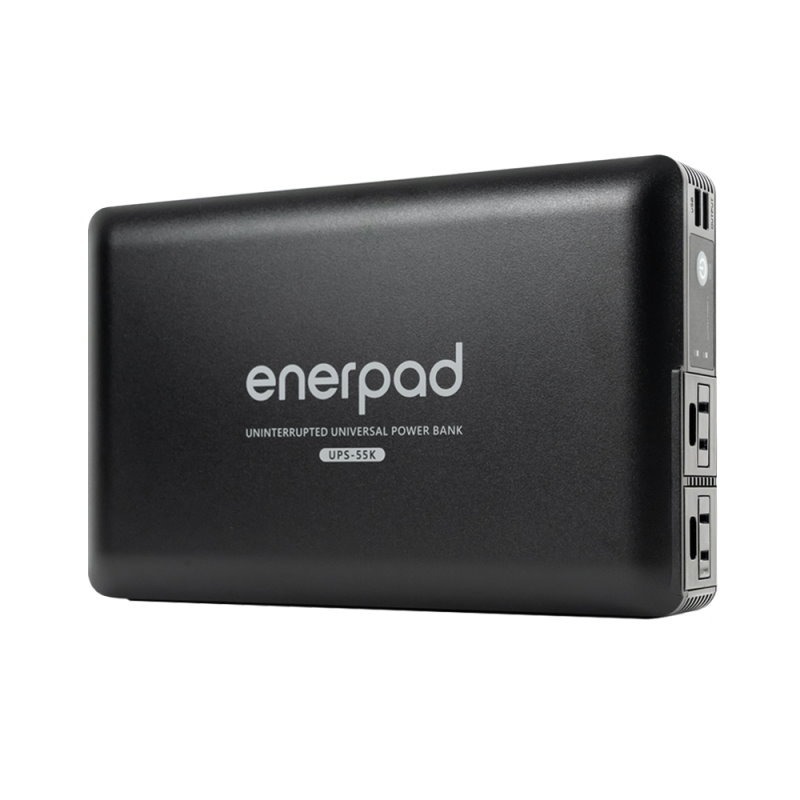 enerpad UPS55K 攜帶式 露營 直流 交流 車泊 行動電源可充手機 平板 筆電 UPS+行動電源 公司貨-細節圖2