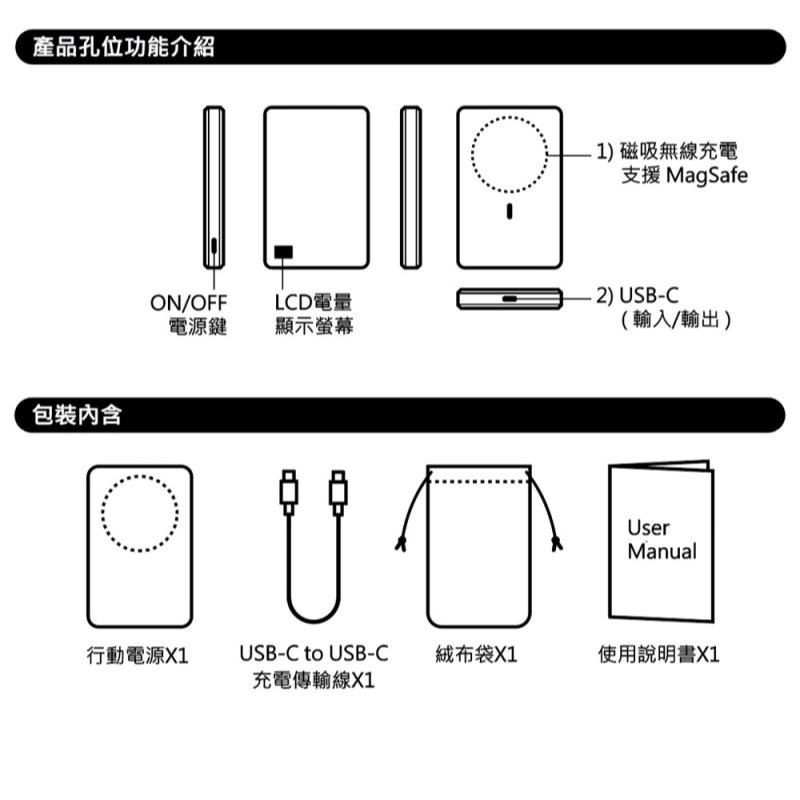 enerpad UFO MX5000SS 固態磁吸式行動電源 台灣製-細節圖8