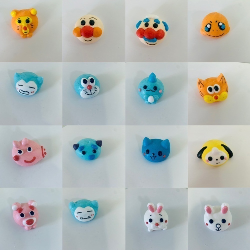 (百佳烘培)可愛造型馬林糖👍造型可選擇!婚禮小物~可蛋糕裝飾👍金線單顆包裝~10顆出貨-細節圖4