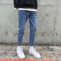 《JRCSTORE》🇰🇷韓國高質感基本素面牛仔褲 基本百搭 修身長褲 修身牛仔褲 男生長褲 4色 版型修身 男女高磅-規格圖8