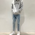 《JRCSTORE》🇰🇷韓國高質感三刀割破壞牛仔褲 多刀割 男生刀割牛仔褲 版型修身 四季穿搭 素色 小直筒 窄褲-規格圖9