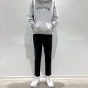 《JRCSTORE》 🇰🇷韓國高質感素面硬挺微寬抽繩軍裝褲 素面百搭 潮流穿搭 簡約3色 男女 上班休閒 抽繩 版型-規格圖9