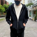 《JRCSTORE》🇰🇷韓國高質感重磅內刷毛連帽抽繩外套 黑灰杏3色 版型寬鬆 男女穿搭 流行款式 秋冬系列 辦公室-規格圖9