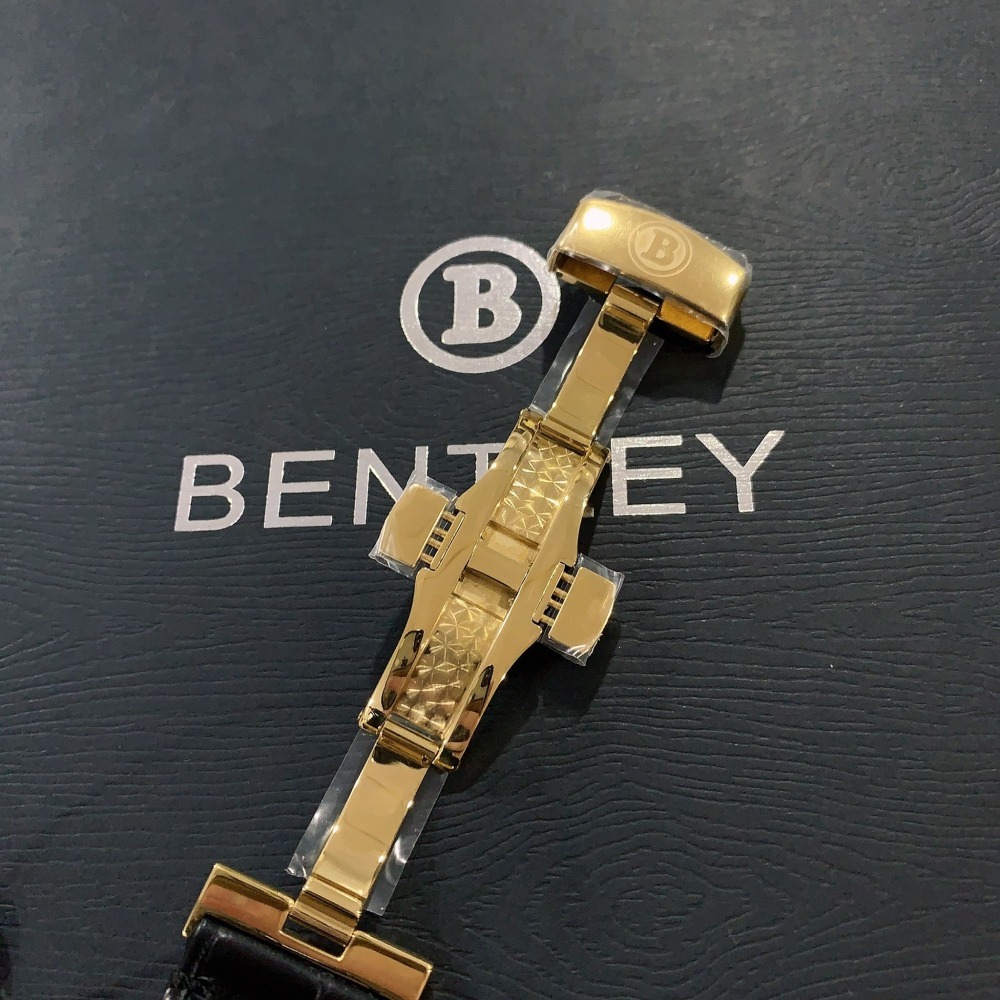 (Little bee小蜜蜂精品)Bentley 賓利 機械款 皮錶(附真鑽保卡)-細節圖3