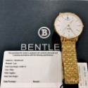 (3色可選)(Little bee小蜜蜂精品)Bentley 賓利 素面石英鋼錶 (附真鑽保卡)-規格圖3