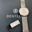 (5色可選)(Little bee小蜜蜂精品)Bentley 賓利 石英款 素英米蘭鋼錶-規格圖5