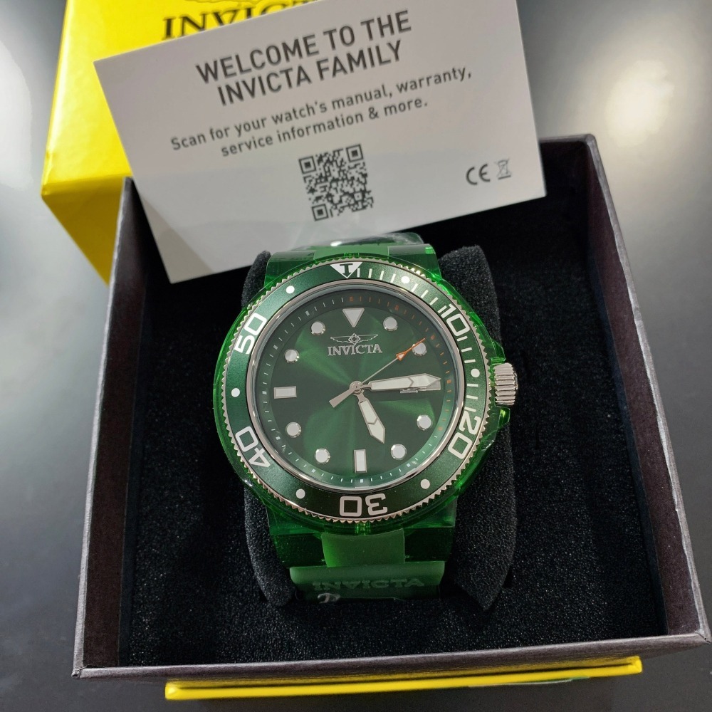 【英威塔｜全新】現貨 INVICTA 手錶 石英錶 男錶 6色可選 水鬼 龍鱗 橡膠錶｜Little Bee 小蜜蜂精品-細節圖3