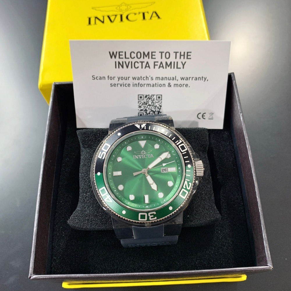 【英威塔｜全新】現貨 INVICTA 手錶 石英錶 男錶 6色可選 水鬼 龍鱗 橡膠錶｜Little Bee 小蜜蜂精品-細節圖4