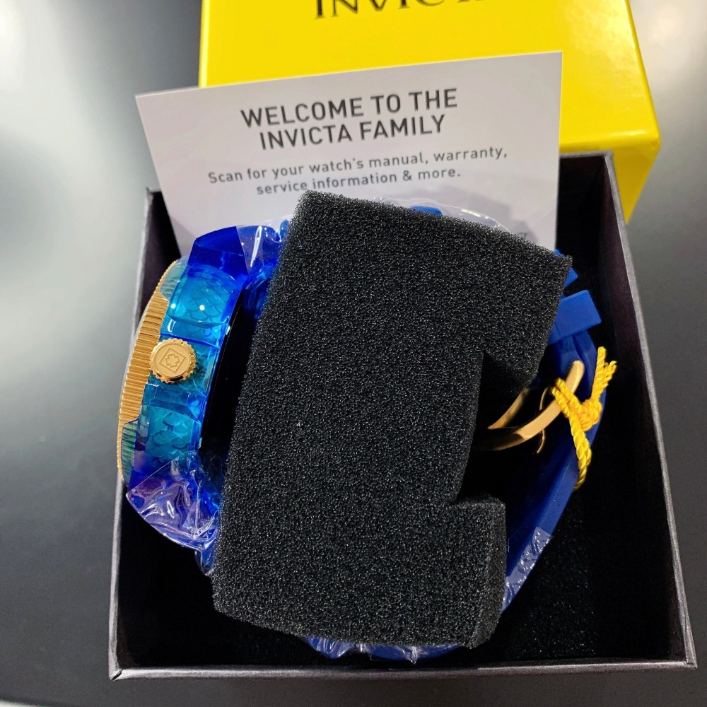【英威塔｜全新】現貨 INVICTA 手錶 石英錶 男錶 6色可選 水鬼 龍鱗 橡膠錶｜Little Bee 小蜜蜂精品-細節圖7