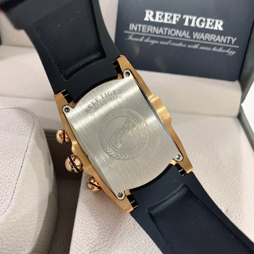 (Little bee小蜜蜂精品)瑞士1989 REEF TIGER 瑞夫泰格 泡泡錶款 石英款橡膠錶-細節圖2