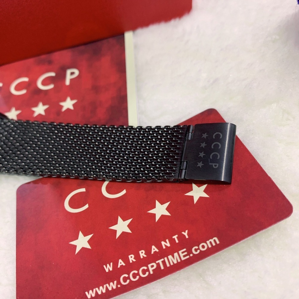 【CCCP｜全新】現貨 蘇俄品牌 手錶 石英錶 男錶 自製機芯 計時功能 米蘭鋼錶｜Little Bee 小蜜蜂精品-細節圖5