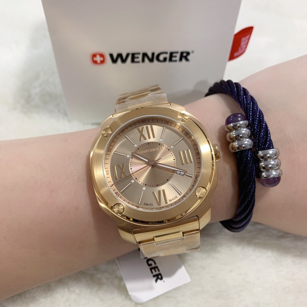【瑞士威戈｜全新】現貨 WENGER 手錶 石英錶 男錶 百年瑞士品牌 鋼錶｜Little Bee 小蜜蜂精品-細節圖2