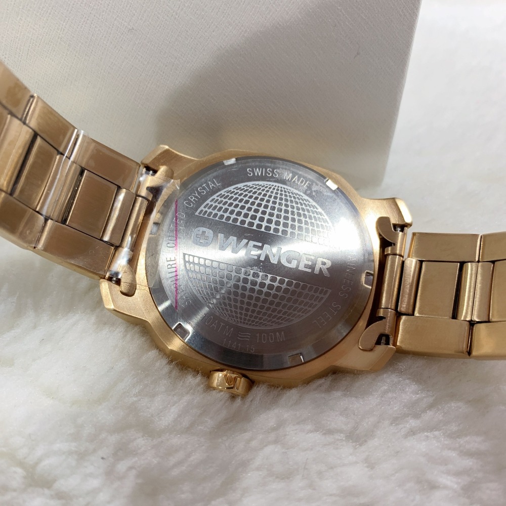 【瑞士威戈｜全新】現貨 WENGER 手錶 石英錶 男錶 百年瑞士品牌 鋼錶｜Little Bee 小蜜蜂精品-細節圖3