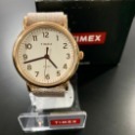 【天美時｜全新】現貨 TIMEX 手錶 石英錶 女錶 冷光功能 2色可選 帆布錶｜Little Bee 小蜜蜂精品-規格圖1