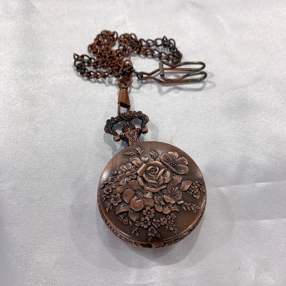 【保羅喬治｜全新】現貨 POLO GEORGE ARIES 懷錶 仿舊 雕花復古 老貨｜Little Bee 小蜜蜂精品-細節圖6