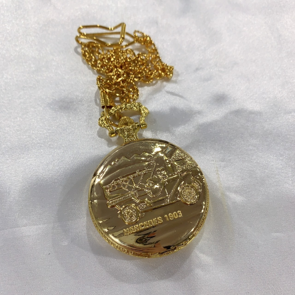 (4色可選)(Little bee小蜜蜂精品)POLO GEORGE ARIES 懷舊老貨 仿舊雕花復古懷錶-細節圖2