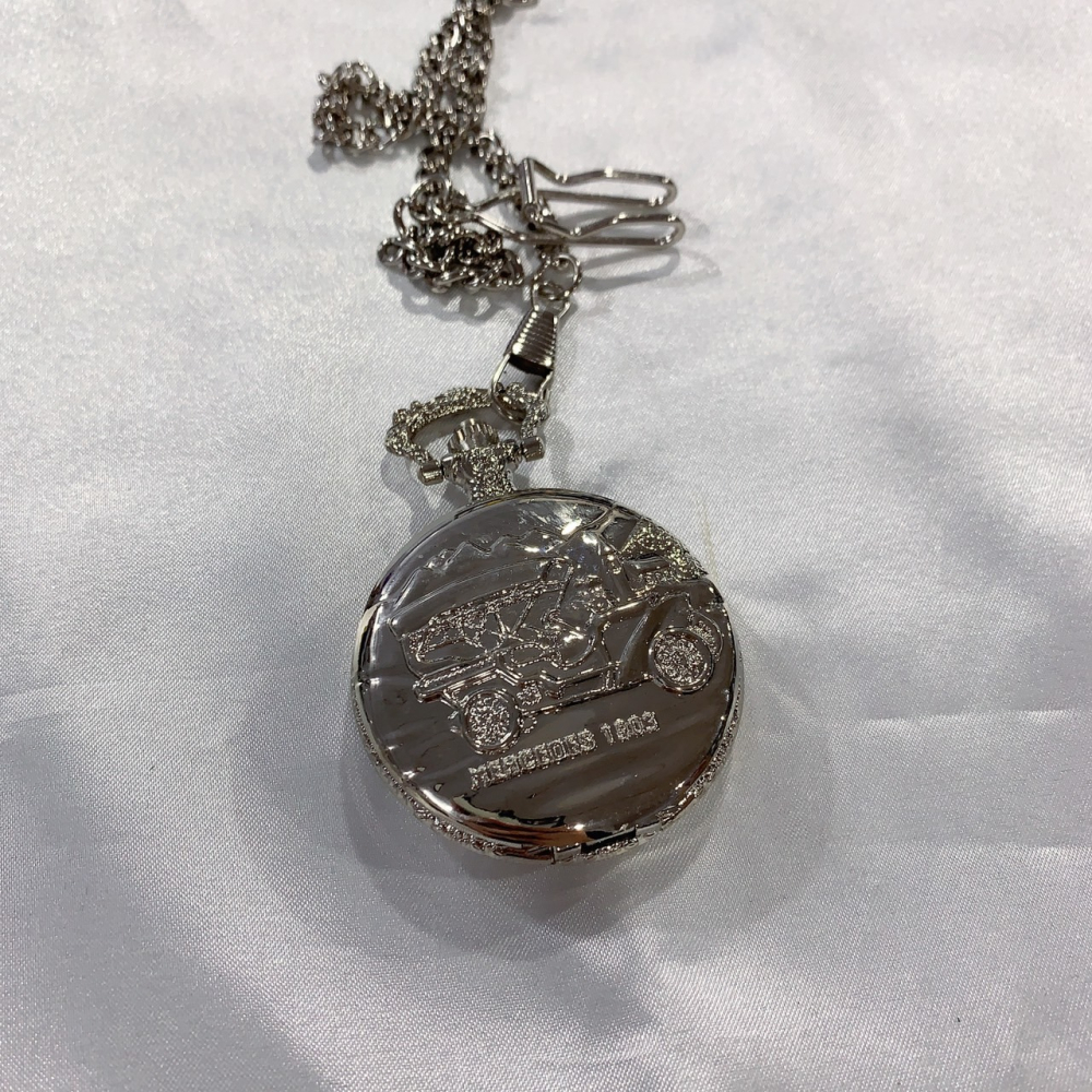 (4色可選)(Little bee小蜜蜂精品)POLO GEORGE ARIES 懷舊老貨 仿舊雕花復古懷錶-細節圖4