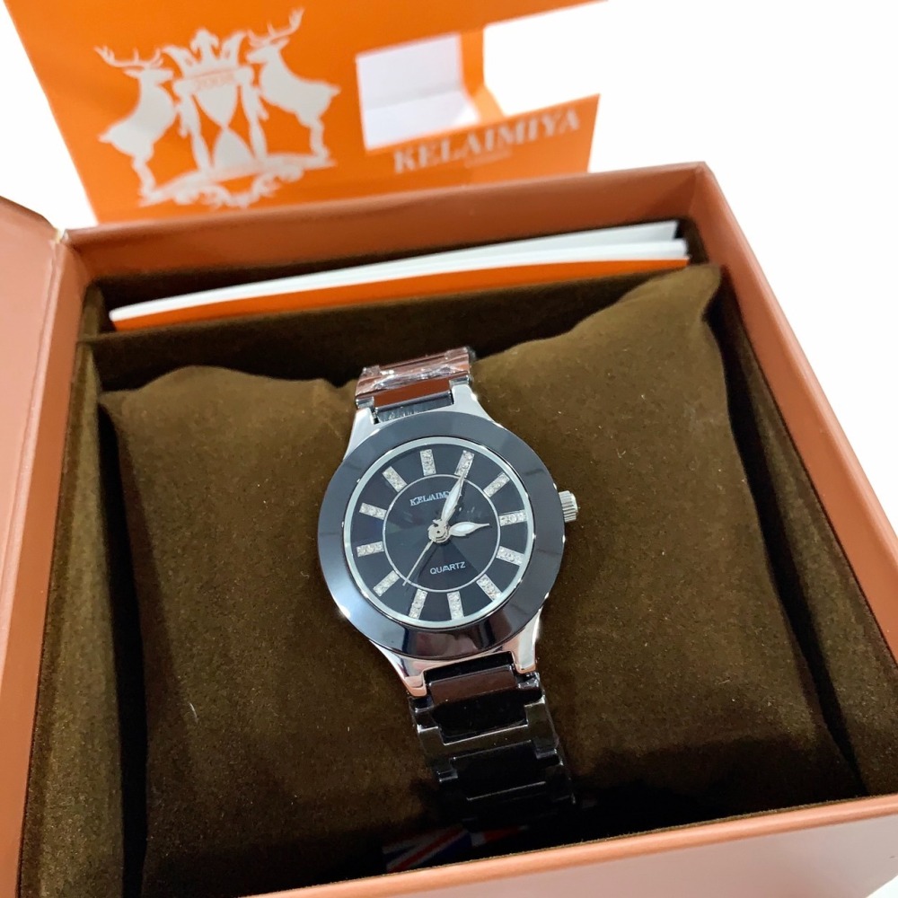 【克萊米亞｜全新】現貨 KELAIMIYA 手錶 石英錶 鑽石切割面 女錶 陶瓷錶｜Little Bee 小蜜蜂精品-細節圖5