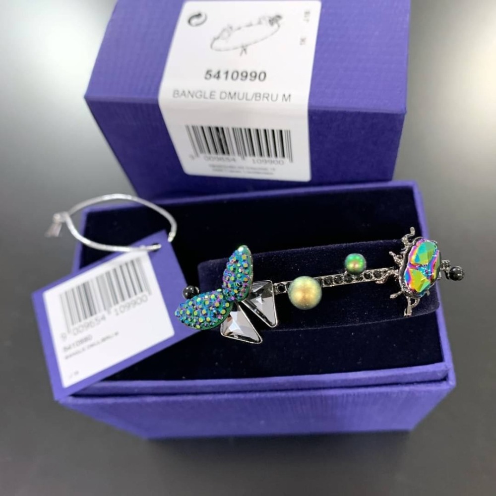 【施華洛世奇｜全新】現貨 SWAROVSKI 手環 昆蟲與美果 拉繩款 5410990｜Little Bee 小蜜蜂精品-細節圖3