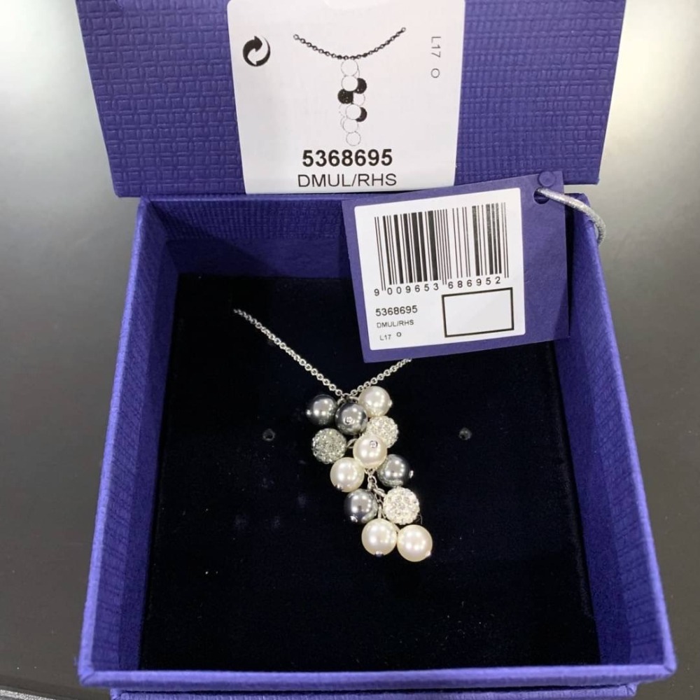 【施華洛世奇｜全新】現貨 SWAROVSKI 項鍊 水鑽 珍珠 5368695｜Little Bee 小蜜蜂精品-細節圖3