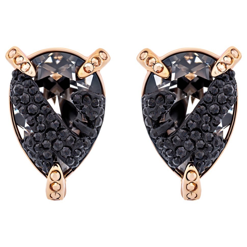 【施華洛世奇｜全新】現貨 SWAROVSKI 耳環 水鑽 天鵝 5446241 耳針｜Little Bee 小蜜蜂精品-細節圖2