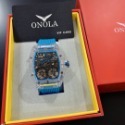 【ONOLA｜全新】現貨 機械錶 男錶 5色可選 手錶 透明簍空 酒桶錶 橡膠錶 推薦｜Little Bee 小蜜蜂精品-規格圖4