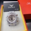【ONOLA｜全新】現貨 石英錶 男錶 透明 手錶 4色可選 真三眼 計時功能 橡膠錶｜Little Bee 小蜜蜂精品-規格圖4