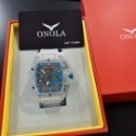 【ONOLA｜全新】現貨 石英錶 男錶 手錶 7色可選 真三眼 計時功能 橡膠錶 推薦｜Little Bee 小蜜蜂精品-規格圖3