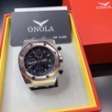 【ONOLA｜全新】現貨 石英錶 男錶 手錶 3色可選 真三眼 計時功能 橡膠錶｜Little Bee 小蜜蜂精品-規格圖2