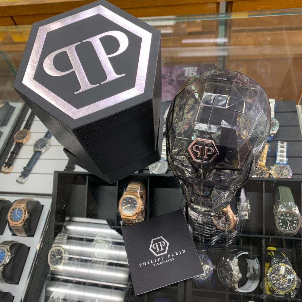 (3色可選)(Little bee小蜜蜂精品)Philipp Plein PP石英錶 骷髏石英水鬼鋼錶 原價26000-細節圖4