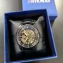 【晨曦｜全新】現貨 CHENXI 手錶 機械錶 4色可選 半簍空 蠔式 皮錶｜Little Bee 小蜜蜂精品-規格圖4