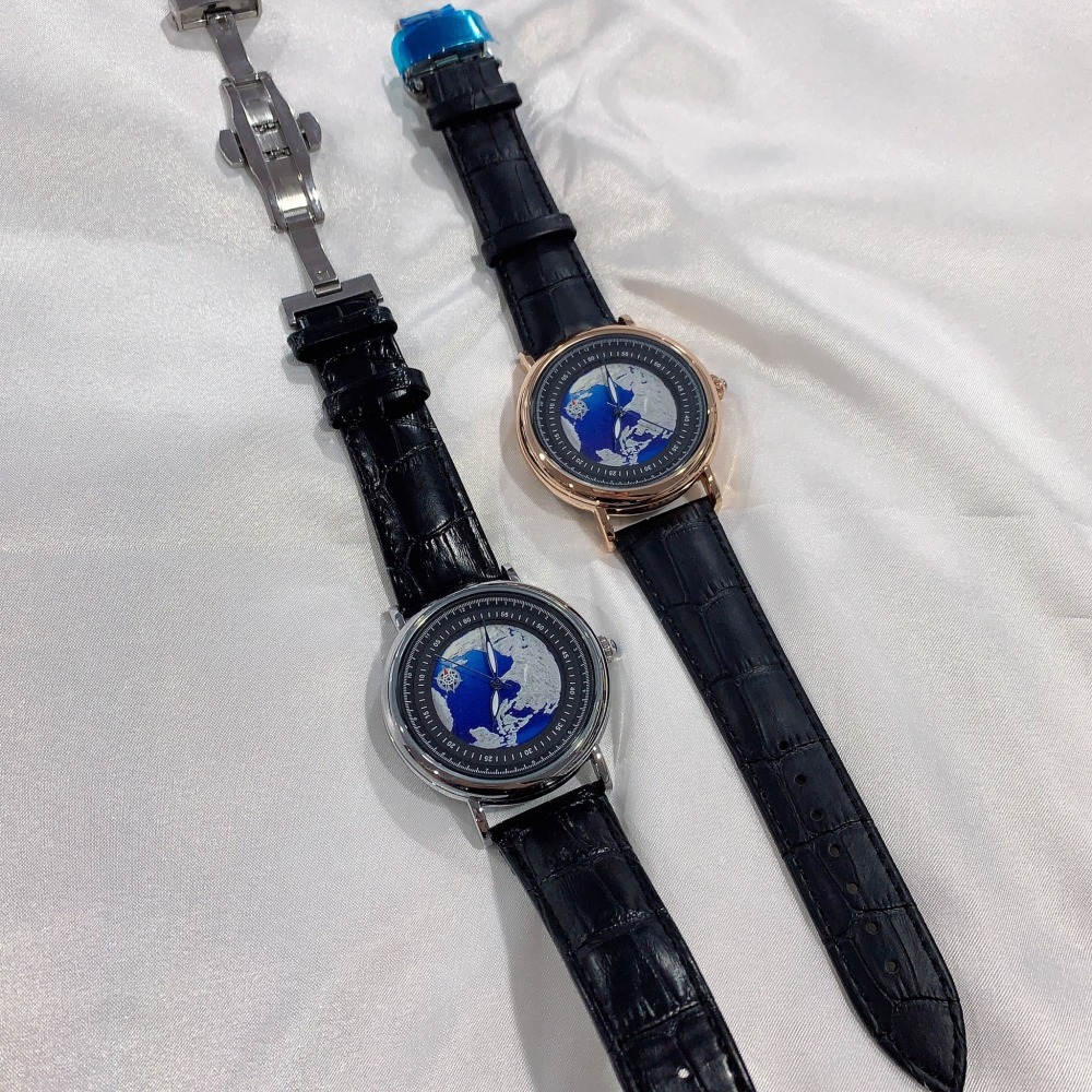 【金詩頓｜全新】現貨 KIMSDUN 手錶 機械錶 男錶 2色可選 地球 精雕面 皮錶｜Little Bee 小蜜蜂精品-細節圖3