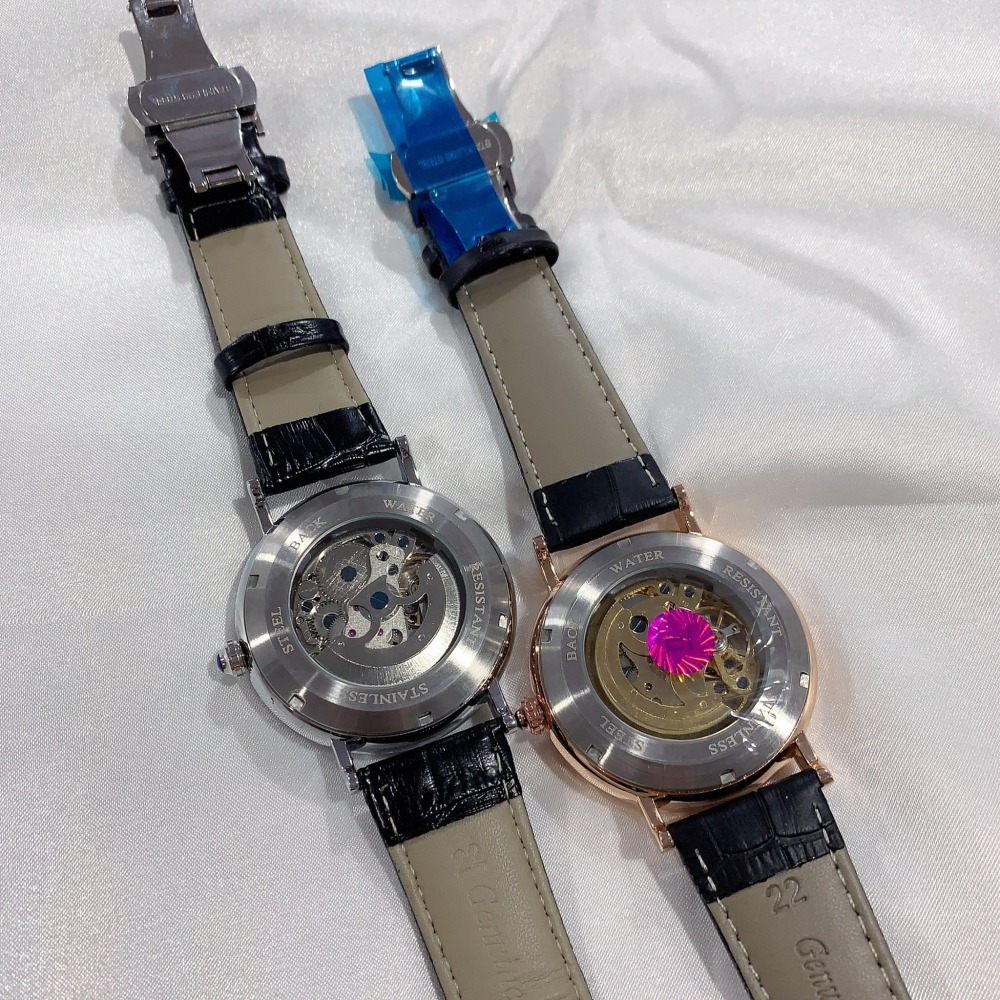 【金詩頓｜全新】現貨 KIMSDUN 手錶 機械錶 男錶 2色可選 地球 精雕面 皮錶｜Little Bee 小蜜蜂精品-細節圖4