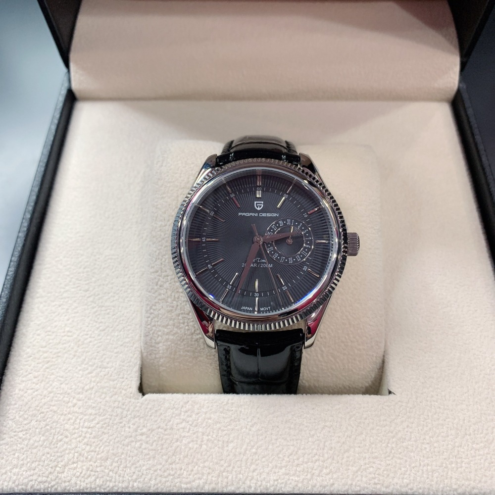 【帕加尼｜全新】現貨 PAGANI DESIGN 手錶 石英錶 男錶 3色可選 皮錶｜Little Bee 小蜜蜂精品-細節圖3