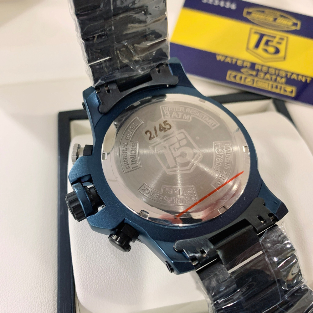 (Little bee小蜜蜂精品)美國潮牌 限量款 T5 真三眼功能石英鋼錶(全球限量45支)-細節圖2