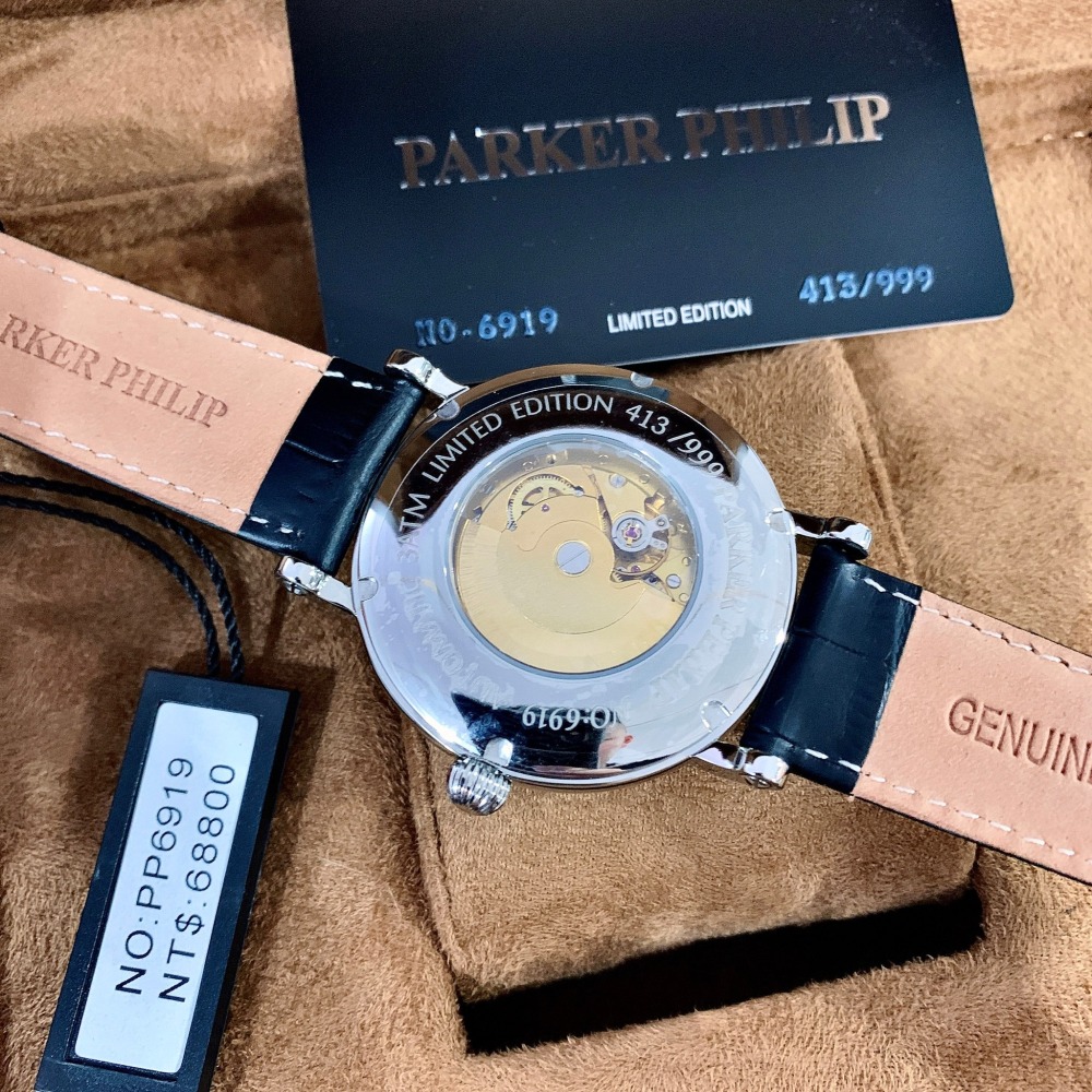 【派克菲利浦｜全新】預購 PARKER PHILIP 手錶 機械錶 PP6919 限量｜Little Bee 小蜜蜂精品-細節圖4