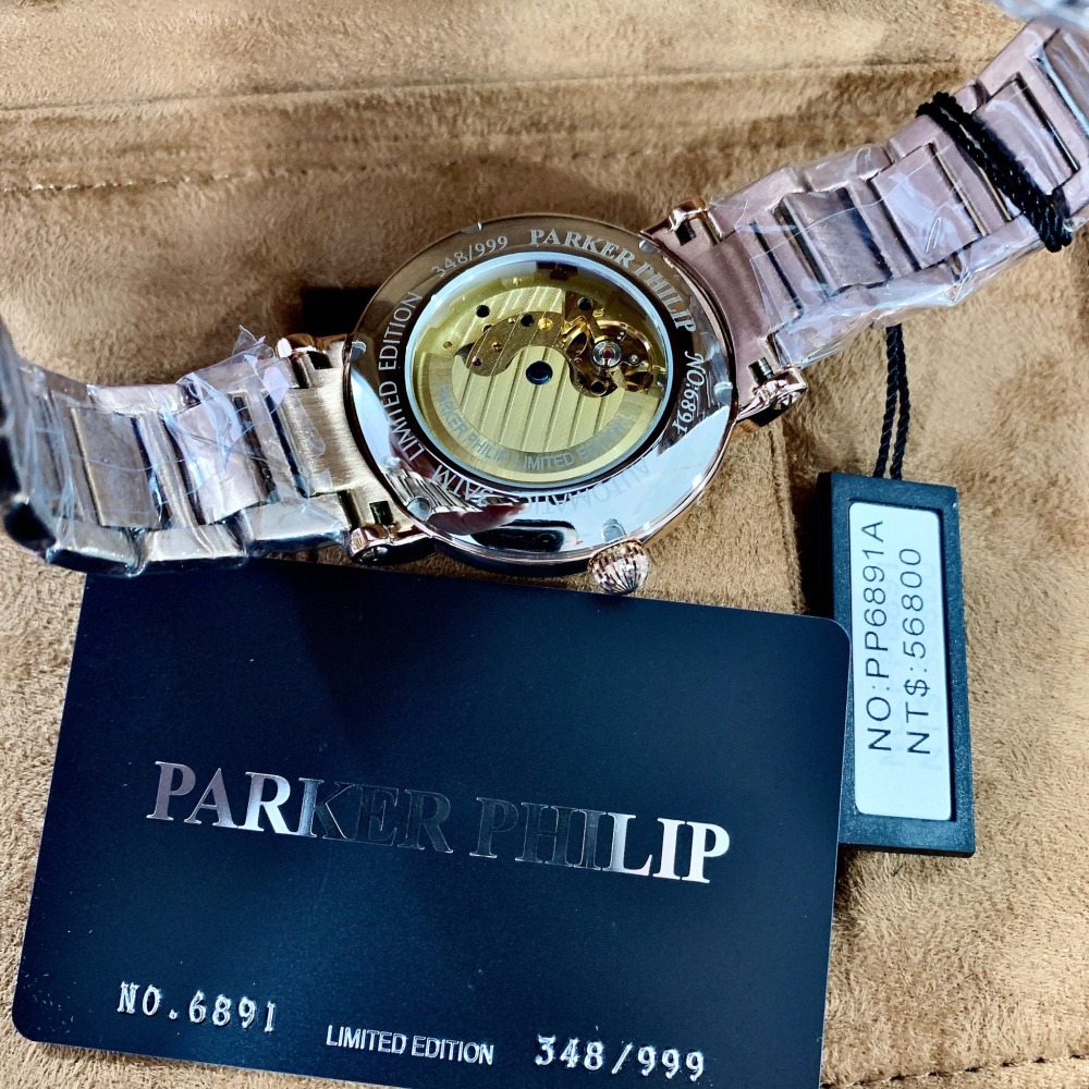 【派克菲利浦｜全新】預購 PARKER PHILIP 手錶 機械錶 PP6891A｜Little Bee 小蜜蜂精品-細節圖2