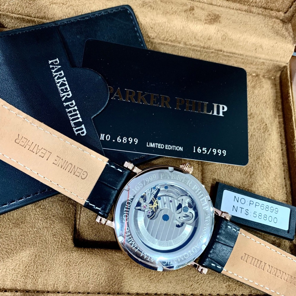 【派克菲利浦｜全新】預購 PARKER PHILIP 手錶 機械錶 PP6899 限量｜Little Bee 小蜜蜂精品-細節圖2