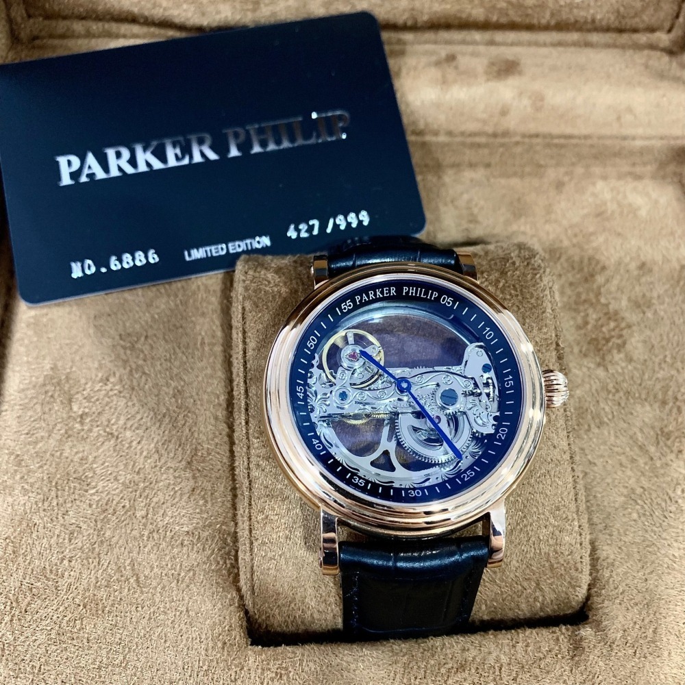 【派克菲利浦｜全新】預購 PARKER PHILIP 手錶 機械錶 PP6886 限量｜Little Bee 小蜜蜂精品-細節圖3