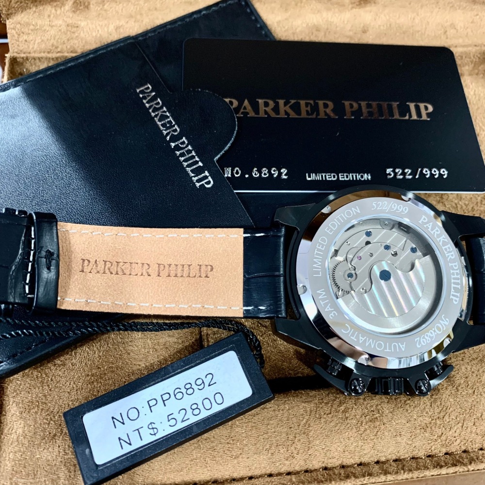 【派克菲利浦｜全新】預購 PARKER PHILIP 手錶 機械錶 PP6892 限量｜Little Bee 小蜜蜂精品-細節圖6